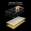 GuineaLoft™ Model-A Acrylic Guinea Pig Cage - Large 4x2ft Expandable C&C