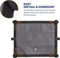 Harrison Howard Horse Trailer Window Screen, Adjustable Touch Tape Window Screen Mesh, Horse Trailer Accessoriess 26 * 2
