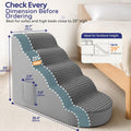 Dog Stairs for Large Dogs, Extra Wide 20" Dog Ramp for Bed