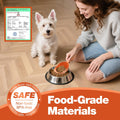 Dog Food Scoop 2 Pack, Pet Cup Capacity Cat Food Scooper With Measuring Lines For Dog, Puppy and Cat Coffee Bean, Flour 