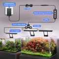 hygger Clip On Aquarium LED Light with Multi-Channel Controller, Fish Tank Light 24/7 Lighting Sunrise-Daylight-Moonligh