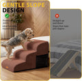 Dog Stairs for Small Dogs, 3-Step Non-Slip Foam Pet Steps for Couch Bed