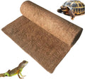 Hamiledyi 35.4×15.7" Reptile Carpet Coconut Fiber Substrate Large Lizard Cage Mat Coco Fiber Liner Snake Bedding Natual 