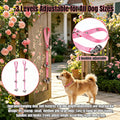 Dog Door Bell for Potty Training, 2-in-1 Set with Adjustable Hanging Bell(Includes 7 Stainless Steel Bells) and Metal Pr
