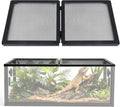Screen Cover for Hinged Door, Aquarium Lid for 10 Gallon Fish Tank