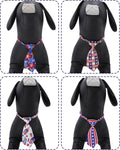 PET SHOW 10 Pack 4th of July Small Dog Ties Neckties for Puppy Doggies Cats Adjustable Holiday Grooming Accessories Patriotic Neck Ties Bowties Girl Boy Pets Memorial Day Holiday Party Costumes