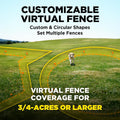 Dogtra GPS Dog Fence X2 & Training Flags Bundle | No Subscription, Wireless Custom Fence with App, Neon Orange Markers, 