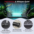hygger Aquarium Bubble Bar, 9.8" Ultra-Fine Quiet Fish Tank Bubble Wall