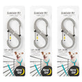 Nite Ize SlideLock Pet S-Biner - Stainless Steel Dual Carabiner for Securing Pets & Clipping Leashes - Lightweight Carabiner for Easily Attaching - S-Biner with Slide-to-Lock Feature - 3 Pack