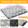 VitalCozy 4 Pcs Dog Crate Pads Soft Warm,20 x 30 x 1.6 Inch