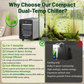 AQUASMITH Mini Aquarium Chiller Semiconductor Cooler & Heater