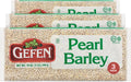 Gefen Pearl Barley Total of 3 Pounds, Premium Quality Pearled Barley, Product of The USA, 16oz (3 Pack)