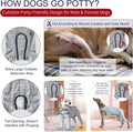 Dog Surgery Recovery Suit Female Spay Male Neuter,Lick Sleeve for Dogs Rear Leg,Breathable Dog Recovery Suit for Dogs Af
