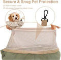 Dog Sling Carrier, Small Dog Carrier Sling for Cats & Puppies 20 lbs, Dog Carry Bag with Pockets, Light Water-Resistant 