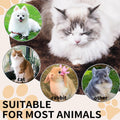 Warfort 2PCS Round Plush Pet Mat Thin Style Pad Mat for Cats, Small Dogs, Rabbits, Guinea Pigs, Washable Soft Sofa pad, for Crate Cat Tree Tower Window Perch (White, Small (15.8inch) - 2pcs)