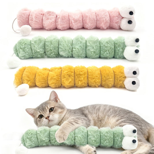 KIROYAL Cat Toys Pillows 3 Pack, Large 15.96” Cat Kicker Toys with Catnip Inside, Durable Interactive Cat Toys for Indoor Cats, Soft Kick Sticks for Exercise & Play