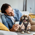 ABRRLO Small Dog Sweaters Cardigans Clothes for Small Medium Dogs Boy Girl