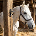 6 Pcs Metal Bucket Hooks for Horses - Heavy Duty Bucket Holder with Ring, Wall Mount Water Hangers for Stall, Barn, Farm