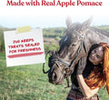 Manna Pro Tasty Delights Horse Treats, Apple & Oat Flavor, 3 lb Tub
