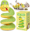 Retro Shaw 11"Snake Cat Toys Catnip Interactive Toy for Indoor Cats Kittens