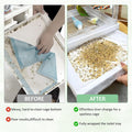 Tfwadmx 50 PCS Disposable Bird Cage Liner Bags 34'' x 22'' Plastic Parakeet Cage Tray Liners Oversized Plastic Tray Cove