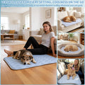 AUPETEK Dog Cooling Mat Non-Toxic Self Cooling Pad for Dogs Cats in Hot Summer Cool Pad Washable & Easy Clean