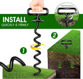 Dog Tie Out Stake, Heavy Duty Dog Stake for Outside