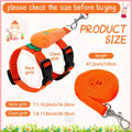 Tondiamo 4 Pcs Adjustable Bunny Harness and Leash Set for Small Pet,Fruit