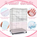 Shappy Large Bird Cage Cover, Bird Cage Seed Catcher, Adjustable Star Pattern Nylon Mesh Net for Parrot Parakeet Macaw Pet Supplies(Pink)
