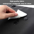Dog Crate Cover, Heavy Duty Polyester Kennel Covers for Dog Cages Double Door Crate Cover with Zipper for 36 inch Crate Cover (36" L x 23" W x 25" H)-Black