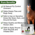 Horse Skin Summer Protection Bundle | Includes Pure Sole Horse Sunscreen Cream (8 oz) and Bug Off Balm (8 oz) | Helps Pr