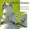 HEELE Dog Harness, Dog Harness for Small Medium Large Dogs No Pull Adjustable Padded Reflective Harness with Handle for 
