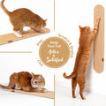 xympo 35" Sisal Cat Scratcher, Natural Sisal, Oval Shape, Wall or Floor Mount
