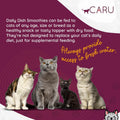 Caru - Daily Dish Chicken Smoothies - Lickable Treat for Cats - Supports Pet Hydration - Wet Cat Food/Meal Topper - Traceable Ingredients - Wheat, Corn & Soy Free - Non-GMO - 0.5 oz - 4 Tubes