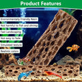 6“ Resin Cholla Wood Aquarium Décor Wood- Realistic Shrimp Hideout & Climbing Toy (6" L×2”Dia, 1pc)