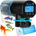 FISHNOSH Automatic Fish Feeder for Aquarium - New Generation 2026, Auto Food Dispenser with Timer for Small Tank, Big Aq
