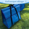 Silipull 2 Set Dog Agility Tunnel Sandbags, Dog Tunnel Weight Bags Heavy-Duty PVC Weatherproof Design, Adjustable for 18"-26" Diameter for Stabilizing and Securing, Blue (Tunnels Not Included)