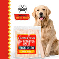 Canine Chews 10" Dog Rawhide Retriever Rolls - Rawhide Bones for Large Dogs (50 pk) - Natural Beef Dog Rawhide Chews - S