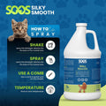 SOOS Pet Silky Smooth 5-in-1 Leave-On Conditioning Spray for Dog & Cat | Moisturizing, Anti-Itch, Softens Coat, Natural 