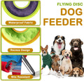 Dog Flying Disc, 9" Dog Flyer Toys for Medium/Large Dogs, Durable Nylon Fetch Toy for Easy Catch, Floats in Water & Safe