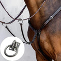2Pcs M8*60 Stainless Steel Cross Tie Ring for Horse, Wall Mount Block Tie Rings for Horse Stall Stable Barn Supplies Equ