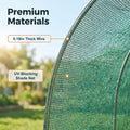 Foldable Chicken Run No Assembly Portable Tunnel for Yard 79 * 30 * 24 in