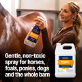 Farnam Bronco E Fly Spray for Horses, Dogs & Premises 128 oz Refill