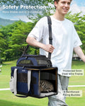 Pecute Cat Carrier, Top Expandable Dog Crate for Travel