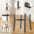 PROERR Lifted Dog Bowl Stand - Without Bowls, Single Raise Pet Food Table Adjustable Wide 7-11", Tall 10" - Bowl Stand S