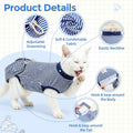 Snugrance Cat Recovery Suit Spay Neuter Onesie After Surgery Female, XS