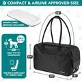 PetAmi Small Dog Purse Carrier with Pockets, Airline Approved
