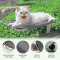 Cat Window Perch for Small Window,Cordless Cat Window Hammock,Cats Seat for Windowsill,Foldable Cat's Windows Bed for La