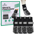 MaxGrip PAWWEAR Anti‑Slip Dog Socks | Dual‑Side Traction Grip, Block‑Pattern Max Stability | Breathable Lyocell Fabric |