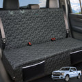Meginc Dog Car Seat Covers for Back Seat,Waterproof Pet Bench Seat Covers for Trucks Ford f150/Ram1500/Nissan Frontier/Toyota Tacoma/GMC Canyon/Silverado Scratch Nonslip Truck Seat Cover for Dogs